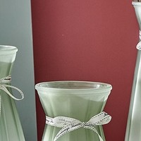 简约玻璃花瓶透明创意网红轻奢插干花鲜花客厅摆件家居容器富贵竹