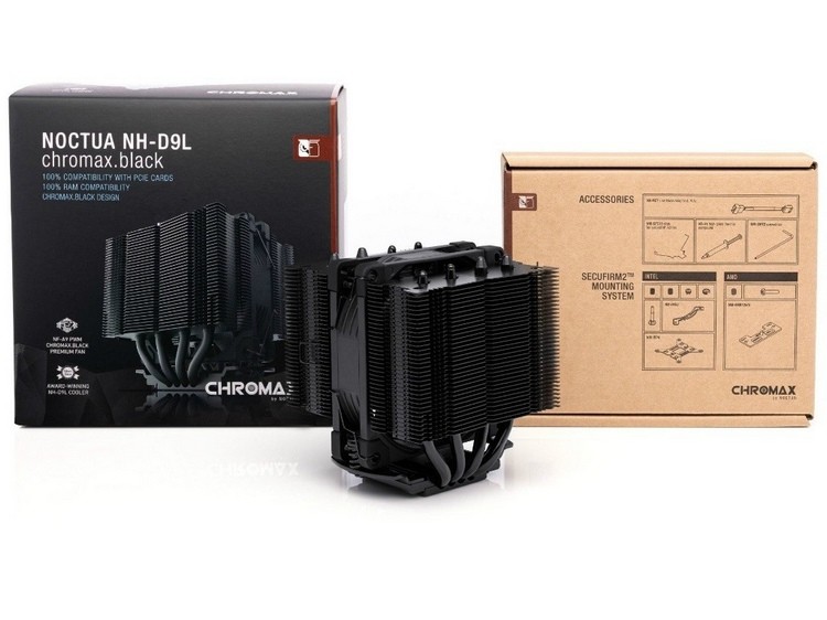 猫头鹰发布 NH-D9L chromax.black 散热器、紧凑双塔、4热管+单风扇