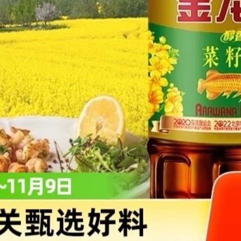 金龙鱼菜籽油你家庭的味道