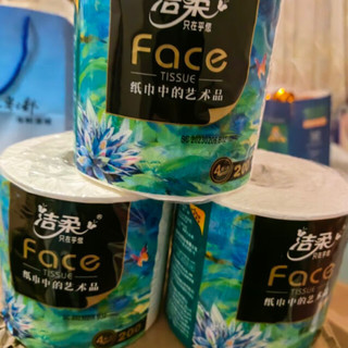 洁柔卷纸 油画Face 加厚4层