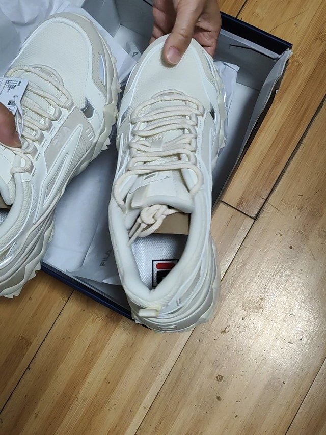 双十一京东购买的菲乐老爹鞋