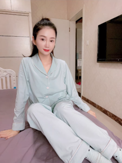 嫚熙月子服秋冬季产后纯棉孕妇睡衣冬季产妇怀孕期喂奶哺乳家居服