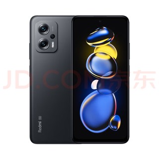 Redmi Note11T Pro 5G 天玑8100 144HzLCD旗舰直屏 67W快充 12GB+256GB 子夜黑 5G智能手机 小米红米