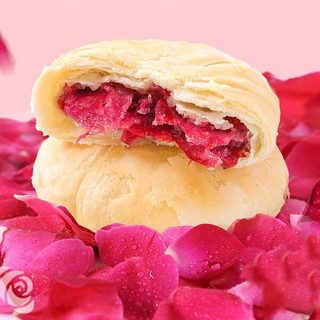 潘祥记传统糕点玫瑰鲜花饼，口感香甜可口，爆款来袭!