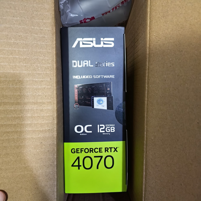 华硕dual4070显卡双风扇