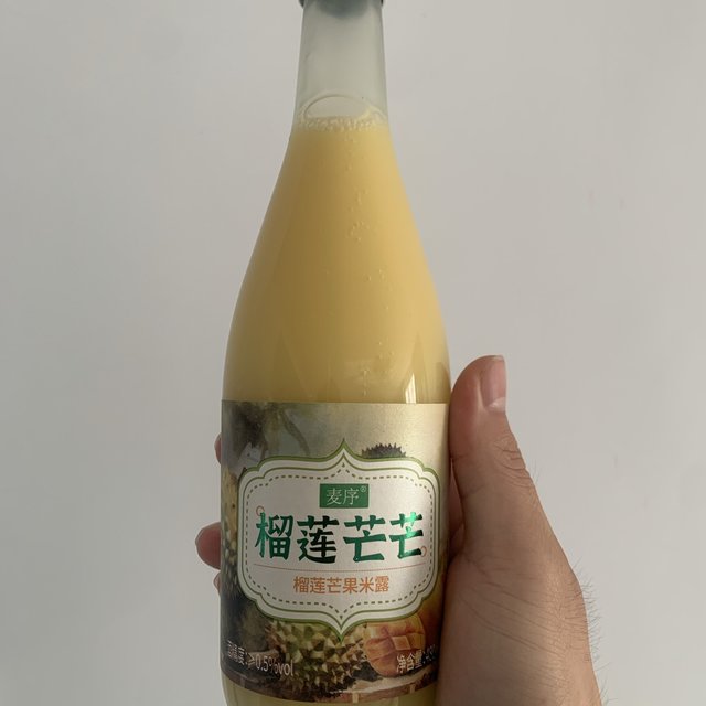 麦序榴莲芒果味米露酒酿，少女的微醺甜酒新选择