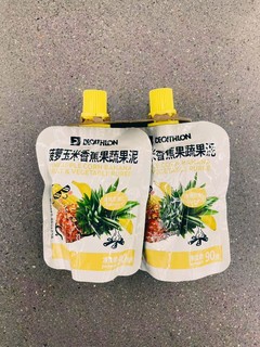 迪卡侬菠萝玉米香蕉果蔬果泥，宝宝爱吃