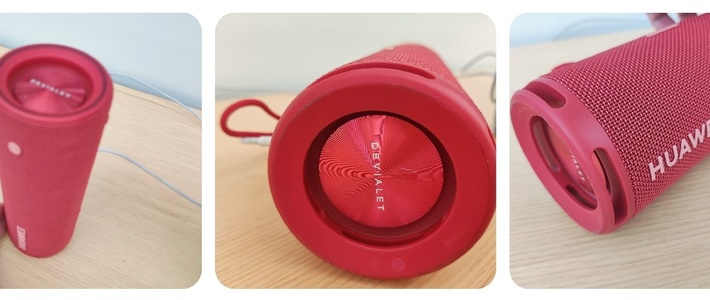 数码杂谈 篇七十一：华为Sound Joy 便携式智能蓝牙音箱，骚红色是真好看