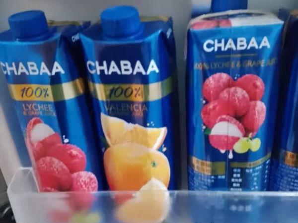 CHABAA泰国原装进口恰芭进口果汁荔枝橙子石榴汁饮料大瓶1L*2瓶喜宴饮品 芒果百香果汁1L*1瓶