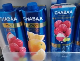 CHABAA泰国原装进口恰芭进口果汁荔枝橙子石榴汁饮料大瓶1L*2瓶喜宴饮品 芒果百香果汁1L*1瓶
