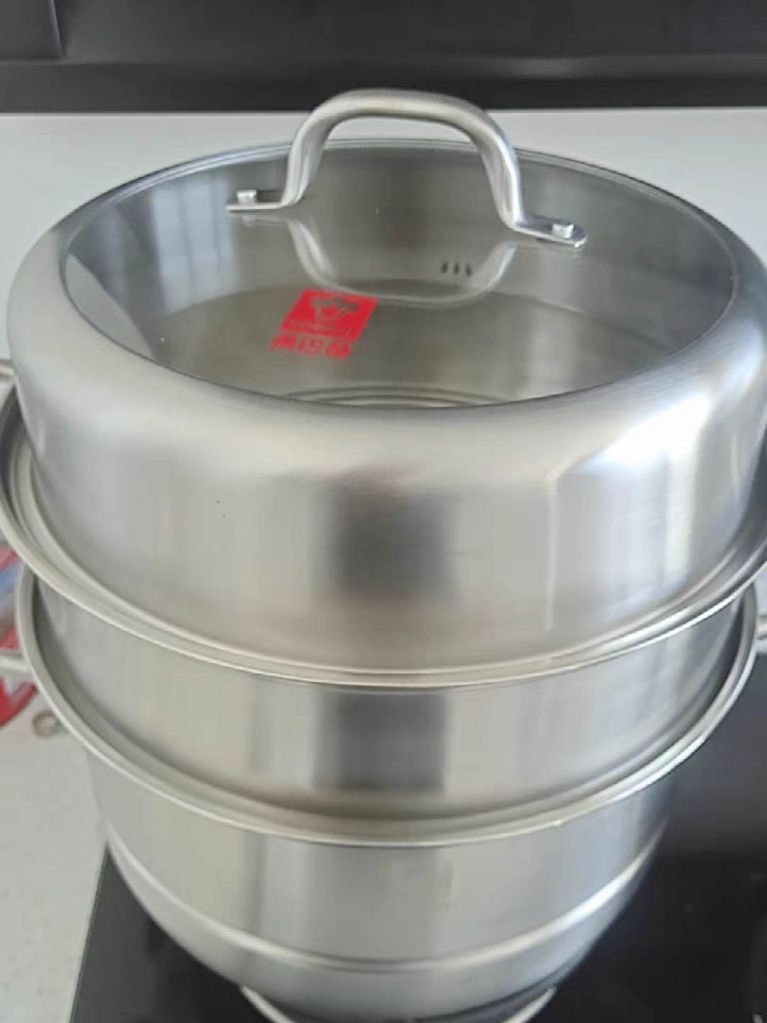 康巴赫蒸锅家用304不锈钢加厚多层蒸屉蒸笼包子馒头燃气灶电磁炉