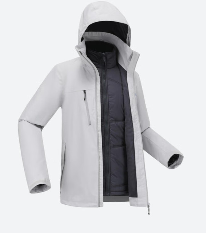 迪卡侬冲锋衣怎么样 超级保暖的迪卡侬三合一冲锋衣_什么值得买