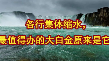 各行集体缩水，最值得办的大白金原来是它！