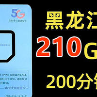 不努力也行！210G+200分钟的长期流量卡只要29元！电信|移动|联通2023年5G手机流量卡推荐【黑龙江星卡】