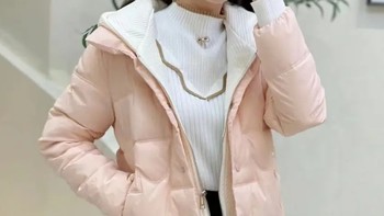 双十一购后晒:韩版假两件连帽简约时尚百搭修身显瘦保暖短棉衣外套~冬季的时尚必备！