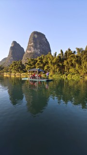 阳朔遇龙河漂流