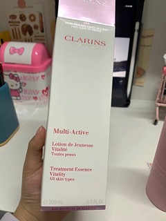 娇韵诗CLARINS青春赋活分龄精华水200ml保湿补水少女粉水爽肤水法国进口