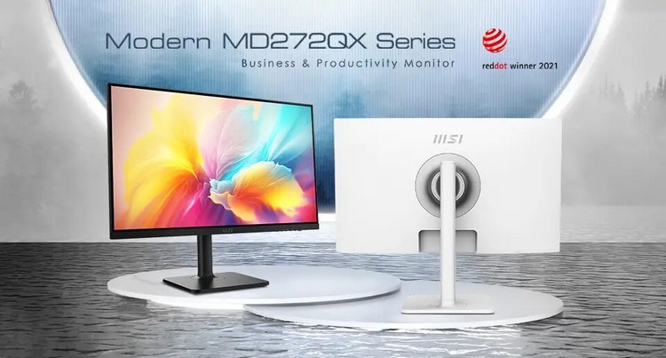 微星发布 MD272QX 系列办公屏、2.5k IPS屏、红点设计大奖