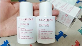 娇韵诗CLARINS抗污染防晒霜SPF50透明色30ml清透隔离彩妆防晒乳法国进口