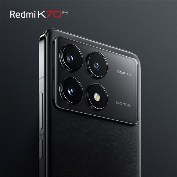 Redmi K70 Pro 墨羽配色公布：定制高透玻璃 Deco、搭全新冰封散热系统+狂暴引擎 3.0