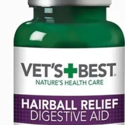 Vet's Best绿十字猫草片，解决猫咪毛球问题