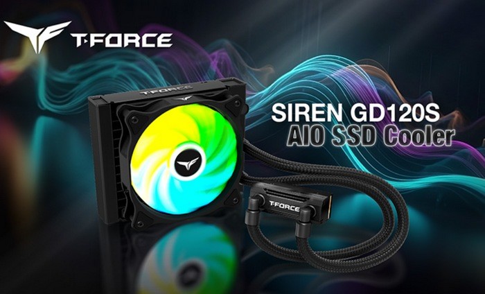 SSD上水冷了！十铨发布 SIREN GD120S M.2 SSD 一体水冷散热器