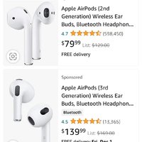 苹果AirPods 3耳机怎么样#刷万事达黑五买不停#美亚苹果耳机特价_什么值得买