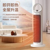 海尔（Haier）取暖器家用暖风机立式电暖器电暖风浴室热风机摇头暖风扇省电节能烤火炉速热电暖气HN2012