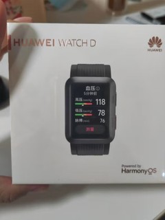 HUAWEI WATCH D 华为腕部心电血压记录仪 曜石黑 51mm表盘 华为智能手表 血氧自动检测 支持血压测量