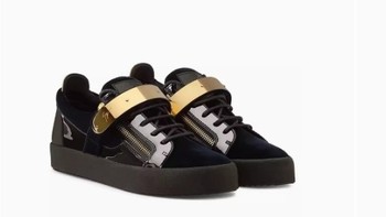 Giuseppe Zanotti 男士经典时尚金属搭扣板鞋开箱