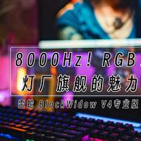 8000Hz 轮询+炫酷灯效，感受下灯厂旗舰的魅力丨雷蛇 BlackWidow V4专业版机械键盘