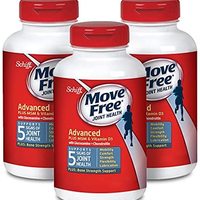 MoveFree益节胶原蛋白和葡萄糖胺组合营养补充剂支持120片/盒无味3件装适合成人