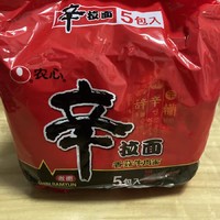 农心辛拉面五连包牛肉面：方便面的新定义