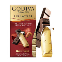 歌帝梵(GODIVA)醇享系列扁桃仁黑巧克力90g进口巧克力节日送朋友礼物