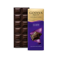 GODIVA歌帝梵72%可可黑巧克力制品片土耳其进口零食休闲分享