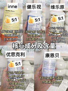 干货❗5款热门儿童叶黄素深度测评
