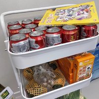 移动推车置物架零食收纳架子