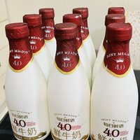 0.02元10瓶1L装每日鲜语4.0鲜牛奶成功下车了🤗