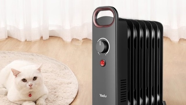 亚都（YADU）取暖器电热油汀电暖器小型电暖气片家用7片/9片迷你油酊900W/1000W机械款YD-QNS0709