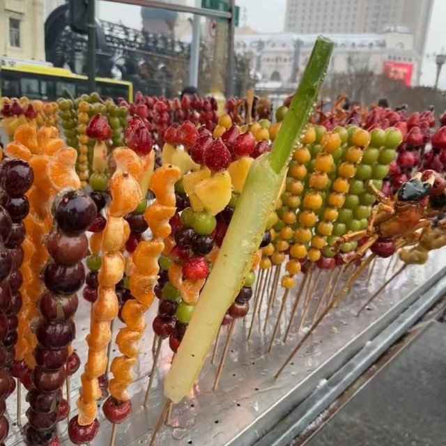 东北的糖葫芦刷新我的认知…