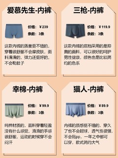 废话不多说，新品男士内裤来一波