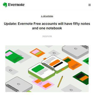 赶紧想法子迁移！Evernote免费账户削减至50条笔记立即生效