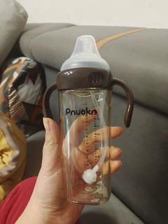大宝宝吸管奶瓶1岁以上2岁3岁6个月ppsu儿童鸭嘴防胀气喝奶喝水
