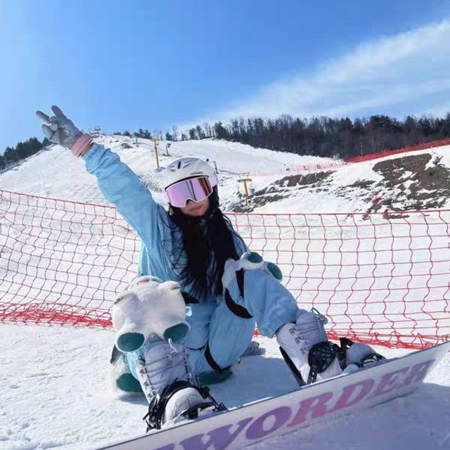 滑雪头盔女专业滑雪帽眼镜一体式雪盔单板男全套装备儿童全盔雪镜