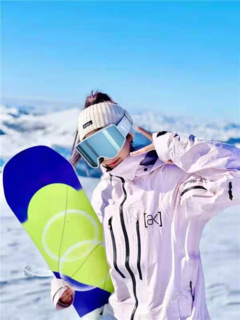 滑雪眼镜磁吸滑雪镜雪镜护目镜女近视男雪地柱面双层防雾单板成人