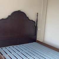 熙和美式法式复古全实木1.8米双人床：现代简约卧室的完美之选