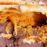 「芋泥肉松面包」口感独特，美味无比！