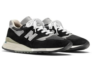 New Balance 998「Black」麂皮