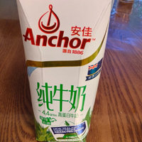 安佳（Anchor）4.4g高蛋白高钙纯牛奶 