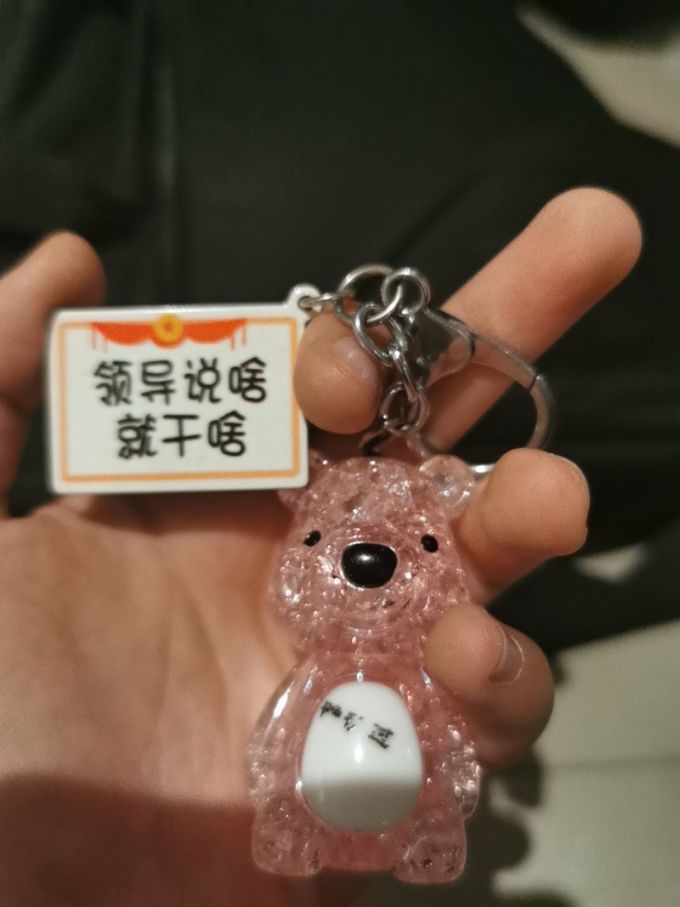 公司抽奖,抽到了一个钥匙链